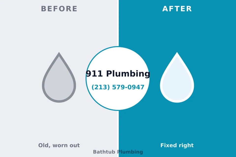 Before and after: plumbing company Chico, TX
